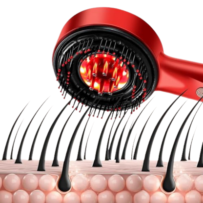 Red Light & EMS Smart Scalp Massager – Deep Relaxation & Hair Wellness Device