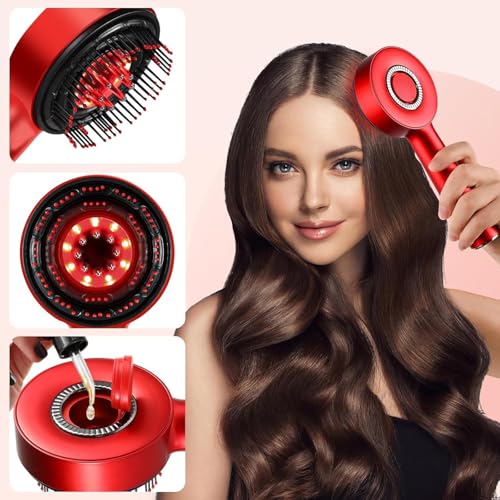 Red Light & EMS Smart Scalp Massager – Deep Relaxation & Hair Wellness Device