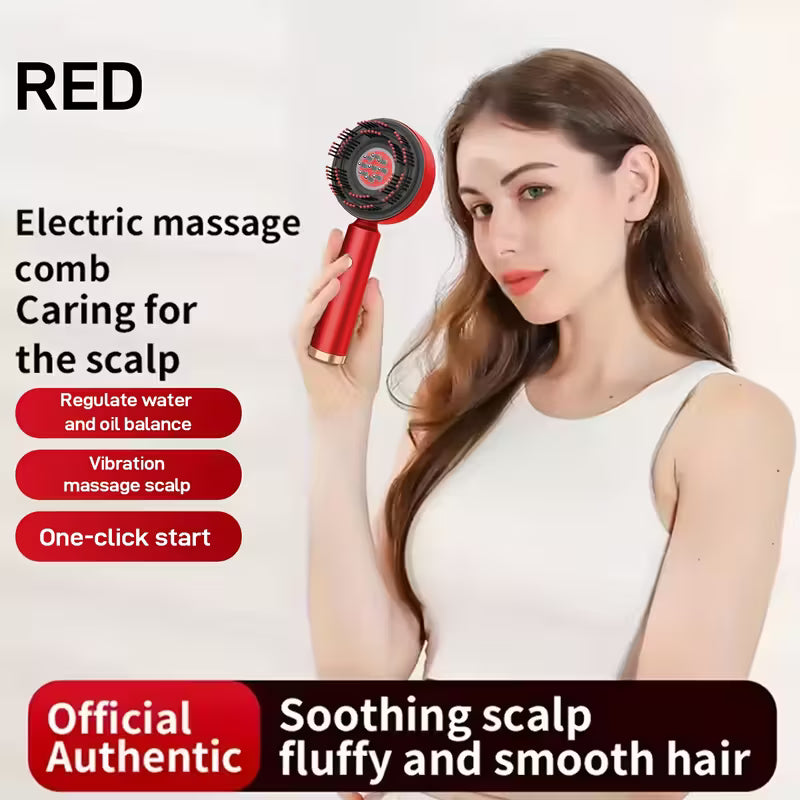 Red Light & EMS Smart Scalp Massager – Deep Relaxation & Hair Wellness Device