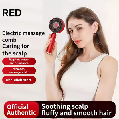 Red Light & EMS Smart Scalp Massager – Deep Relaxation & Hair Wellness Device