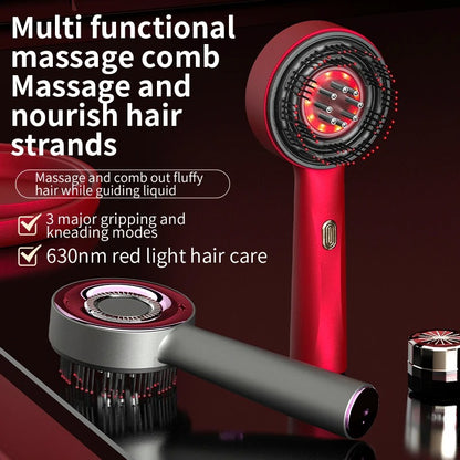 Red Light & EMS Smart Scalp Massager – Deep Relaxation & Hair Wellness Device
