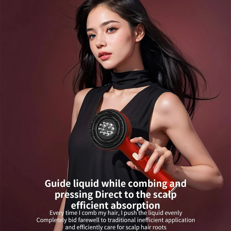 Red Light & EMS Smart Scalp Massager – Deep Relaxation & Hair Wellness Device